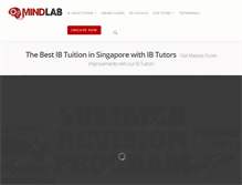 Tablet Screenshot of mindlab-international.com